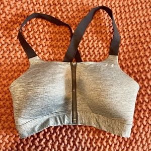 Under Armour Zip Front Sports Bra